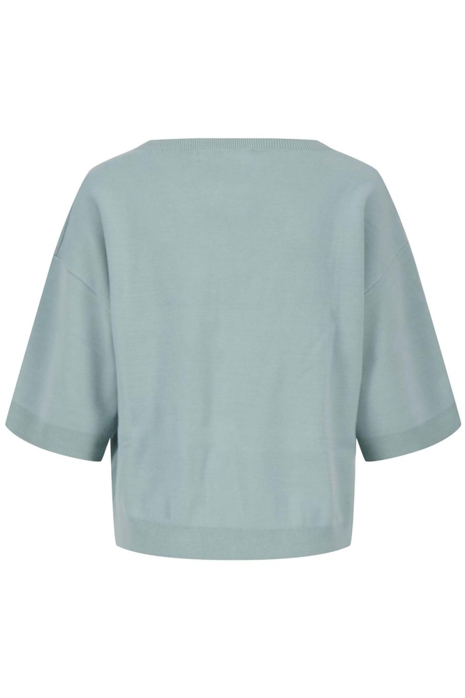 FIJNBREI VESTJE 0306 068 2014 VERGRIJSD BLAUW